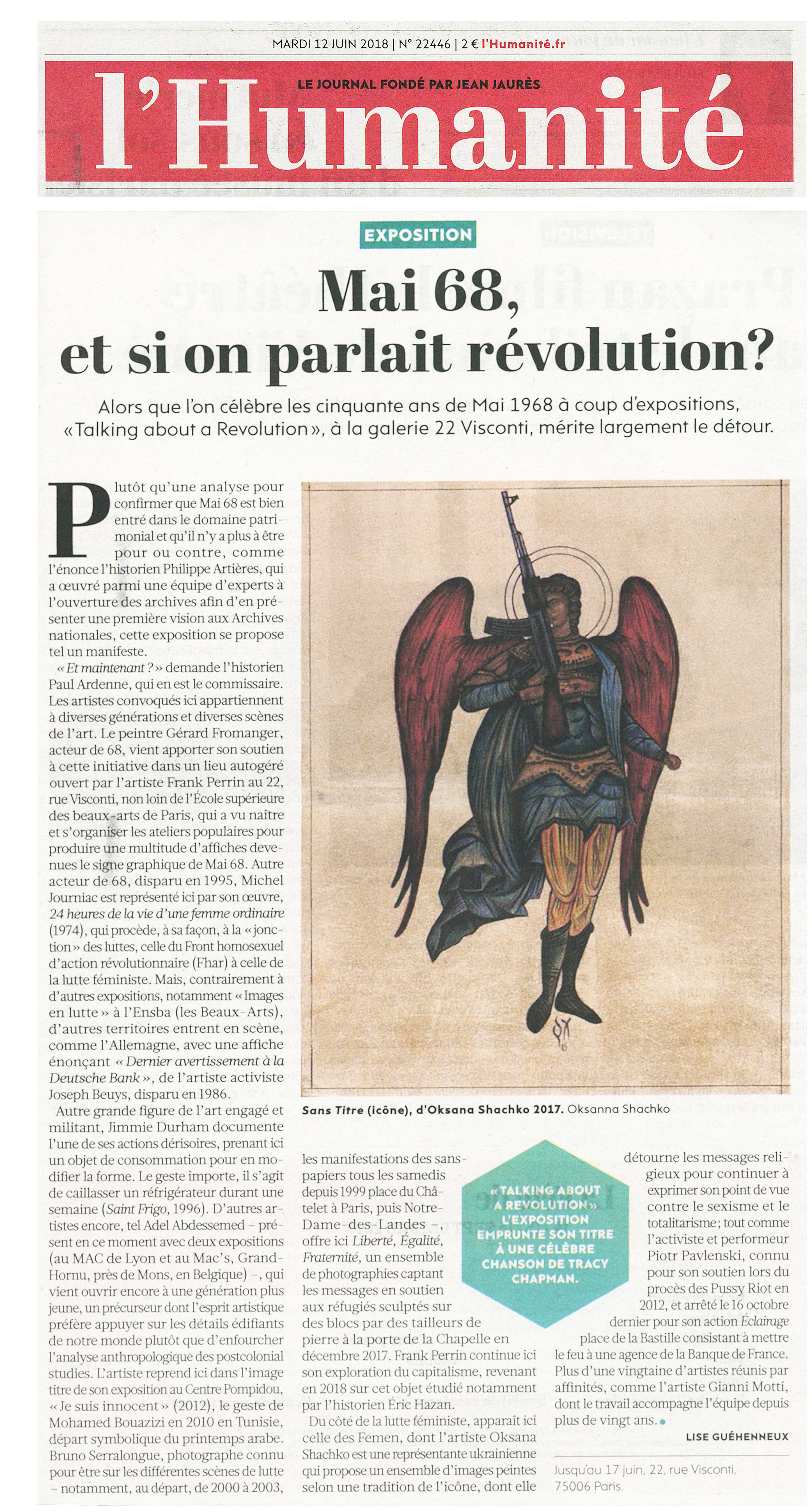 31.press Humanité Talking Revolution